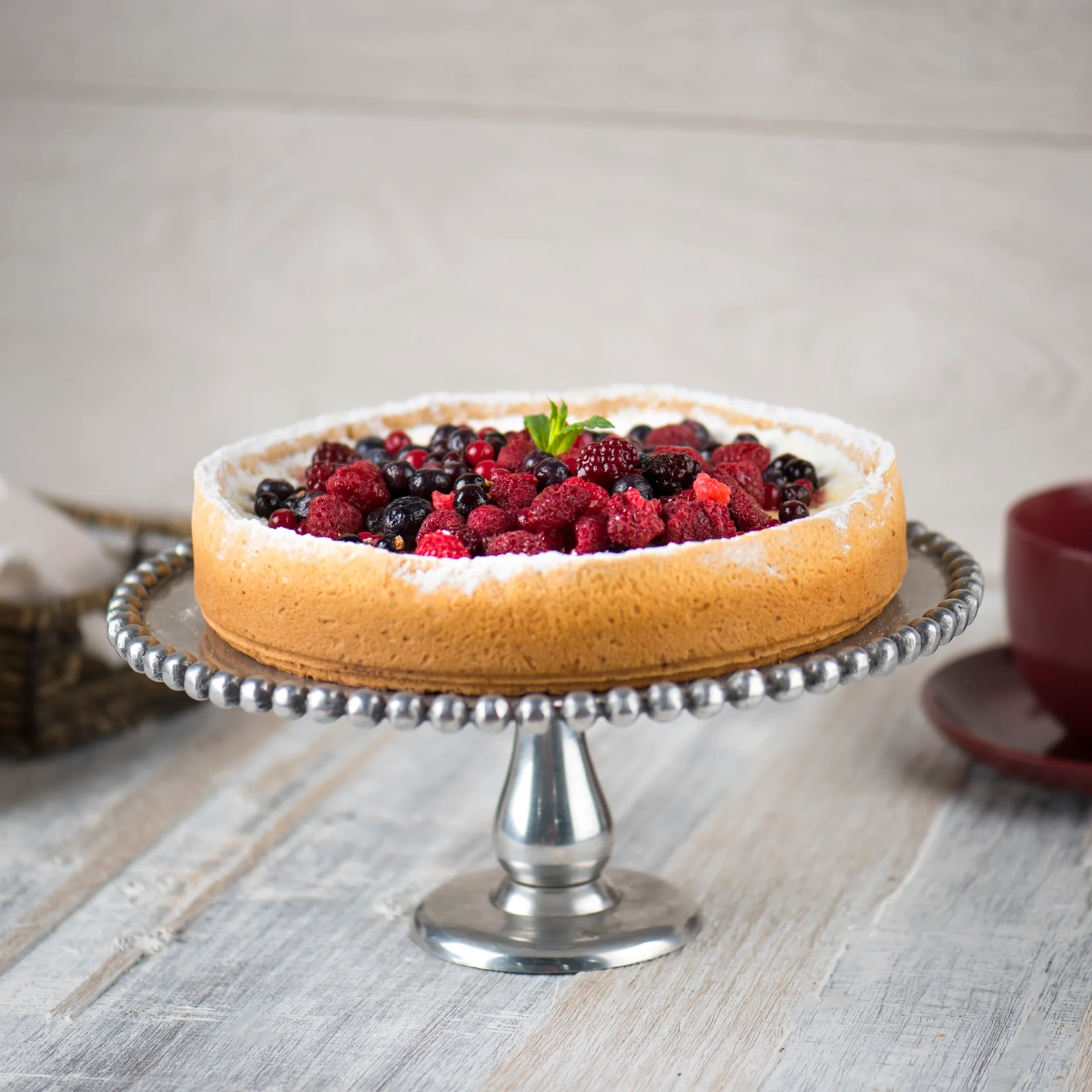 Cheesecake con Frutos Rojos