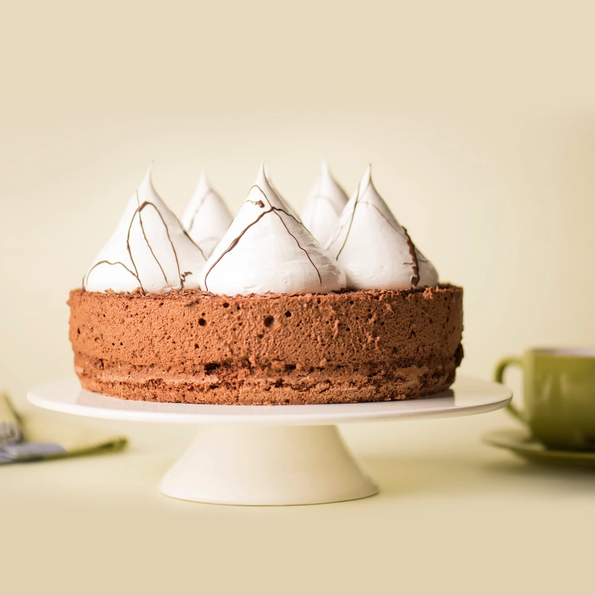 Mousse de Chocolate con Brownie
